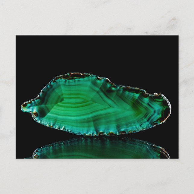 Agate Green - Achatgrün Postkarte (Vorderseite)