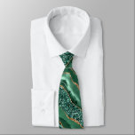 Agate Green Gold Glitzer Marble Emerald Neck Tie Krawatte<br><div class="desc">Agate Green Gold Glitzer Geode Marble Emerald Sparkle Personalisiert Geburtstag - Geburtstag oder Hochzeitsgeschenk / Beißig - oder Ihren Namen hinzufügen - Text - Ihr Sondergeschenk machen - Neu vergrössern und verschieben oder entfernen und fügen Sie Text / Elemente mit Anpassungstool. Design von MIGNED. Bitte schauen Sie sich meine anderen...</div>