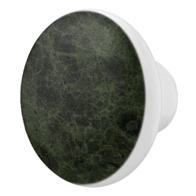 Agate Green Stone Keramik Knob Keramikknauf (Rechts)
