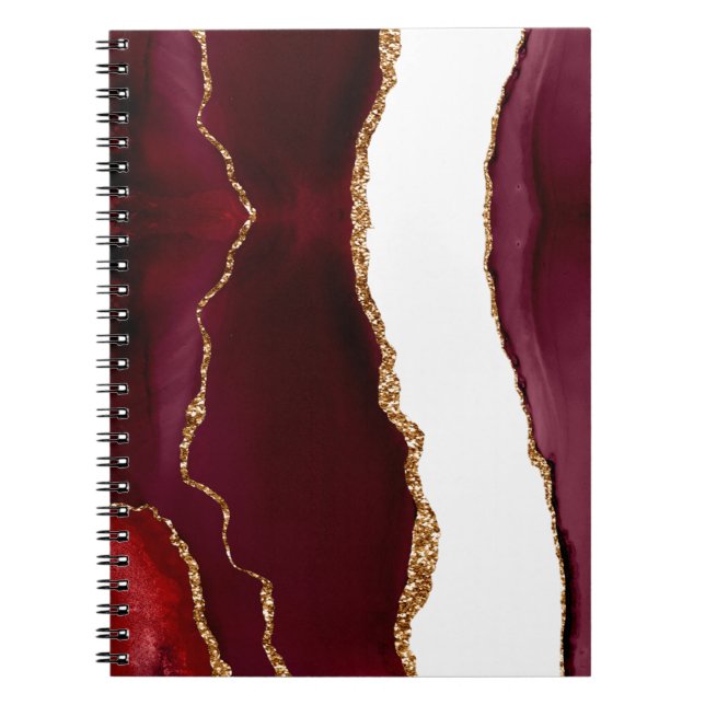 Agate liede vin und or notizblock (Vorderseite)