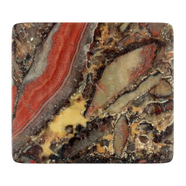 Agate look Cutting Board Schneidebrett (Vorderseite)