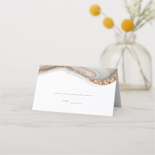 Agate Marble Stone Wedding Platzkarte