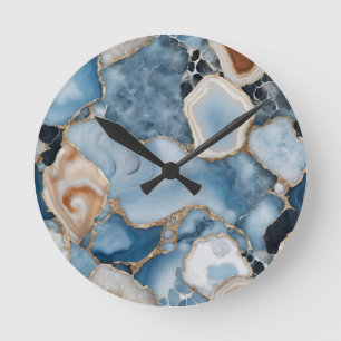 Agate Marble Wall Clock Runde Wanduhr