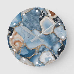 Agate Marble Wall Clock Runde Wanduhr