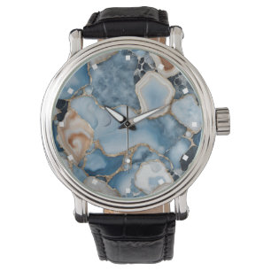 Agate Marble Watch Armbanduhr