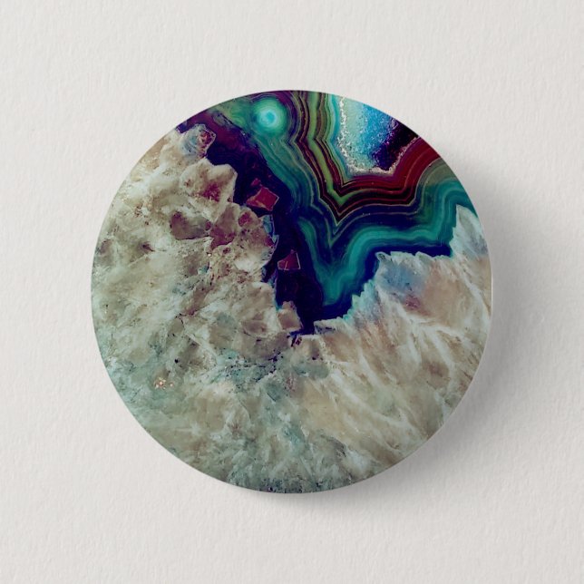 Agate multicolor button (Vorderseite)