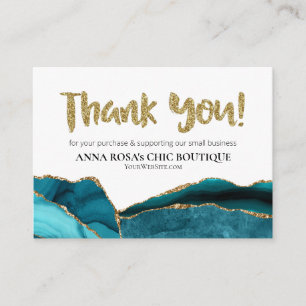 *~* AGATE QR Logo DANK IHNEN Überprüfung des Brand Begleitkarte