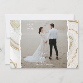 Agate Quartz Hintergrund Foto Hochzeit Save The Date
