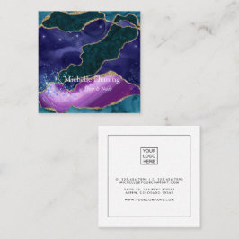 Agate Square Business Card Quadratische Visitenkarte