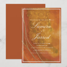 Agate Terracotta Handfarben Imitate Goldverheiratu