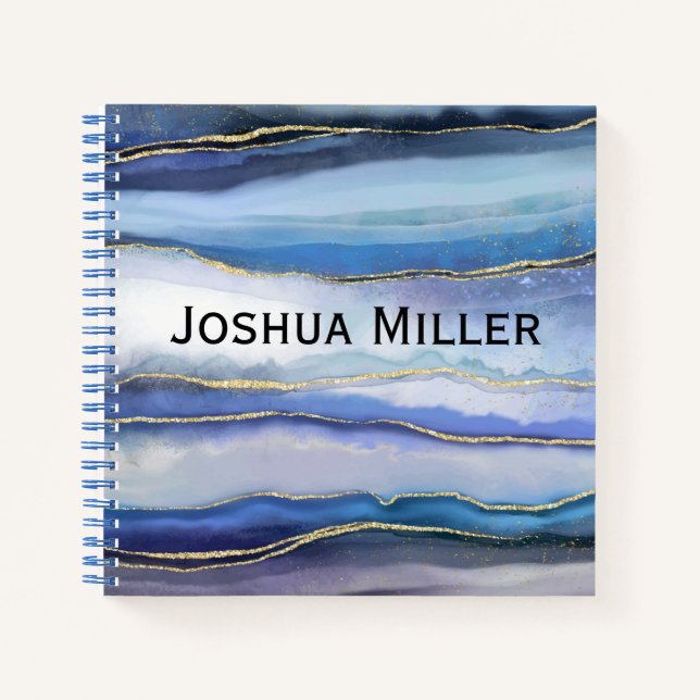 Agate Watercolor Notizbuch (Vorderseite)