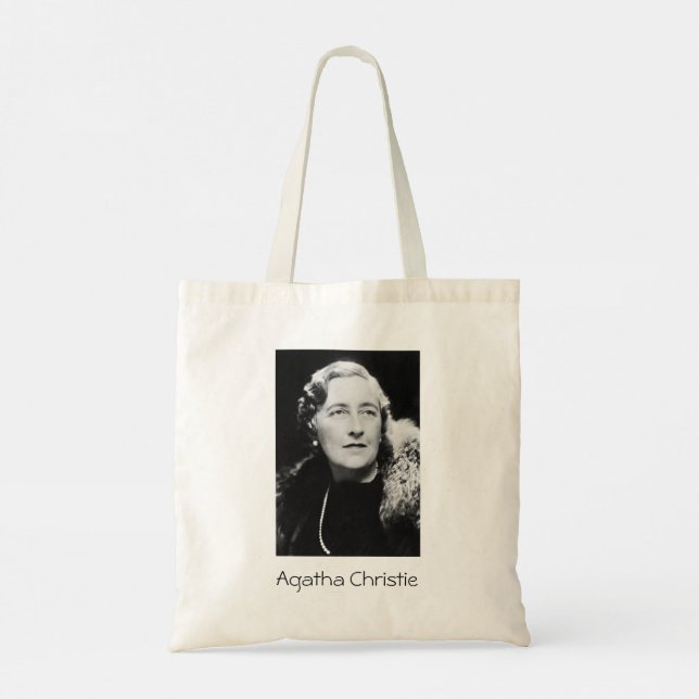 Agatha Christie Tote Bag Tragetasche (Rückseite)