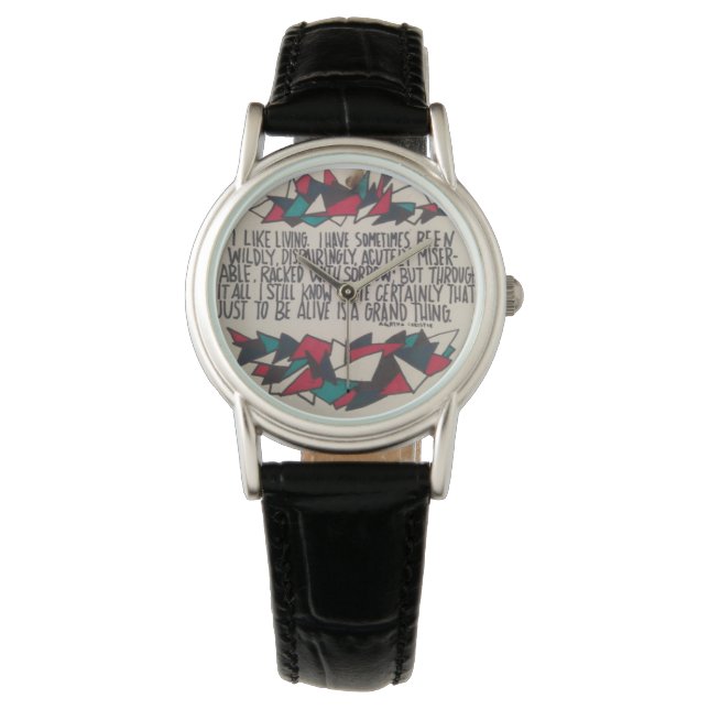 Agatha Christie watch Armbanduhr (Vorderseite)