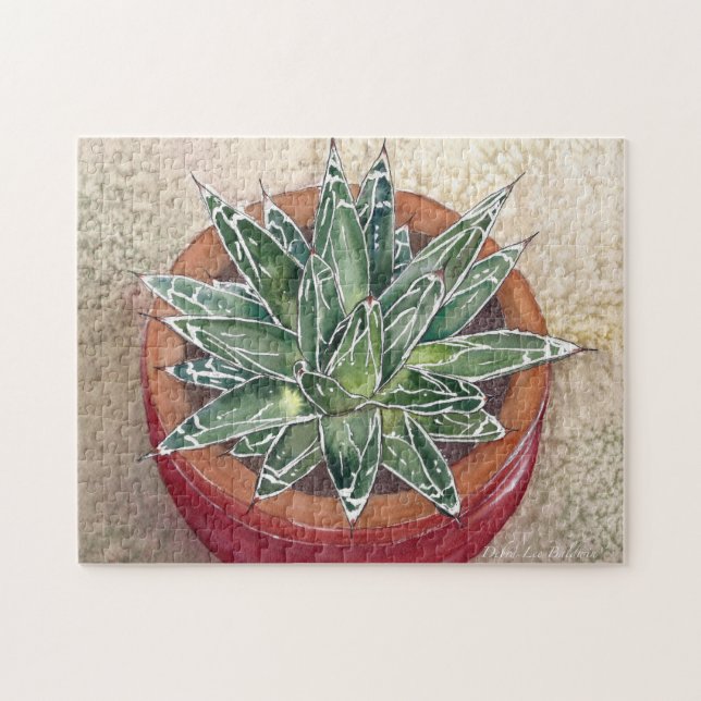 Agave in pot-Puzzle Puzzle (Horizontal)