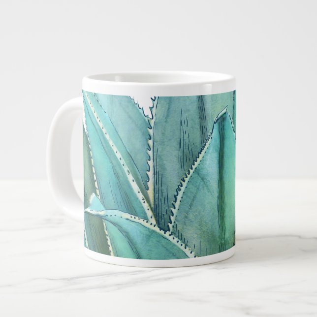 Agave Jumbo-Tasse (Vorderseite Links)