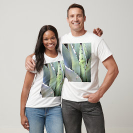 Agave Pflanze Succulent Blue Cacti Tequila Wüste T-Shirt
