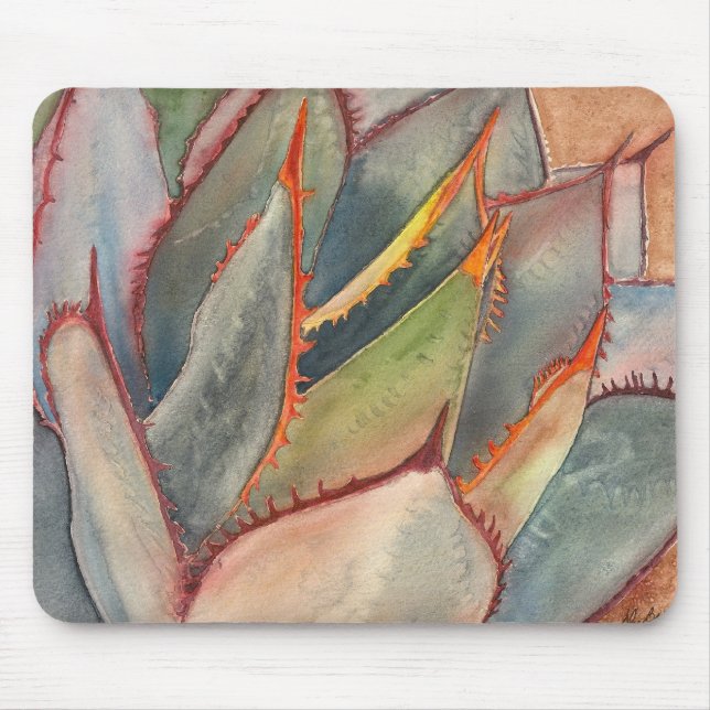 Agave shawii mousepad (Vorne)