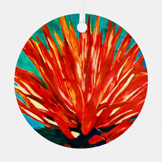 Agave Shine Metal Ornament (Vorderseite)