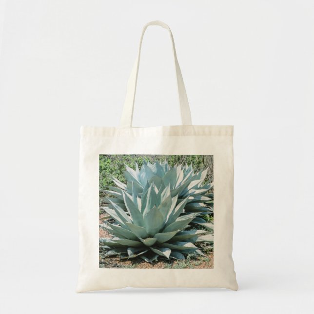 Agave Sukkulente Pflanze Cactus Green Salbei Tragetasche (Vorne)