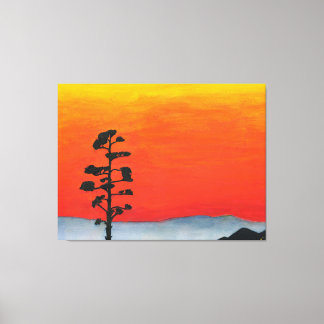 Agave Sunset Leinwanddruck