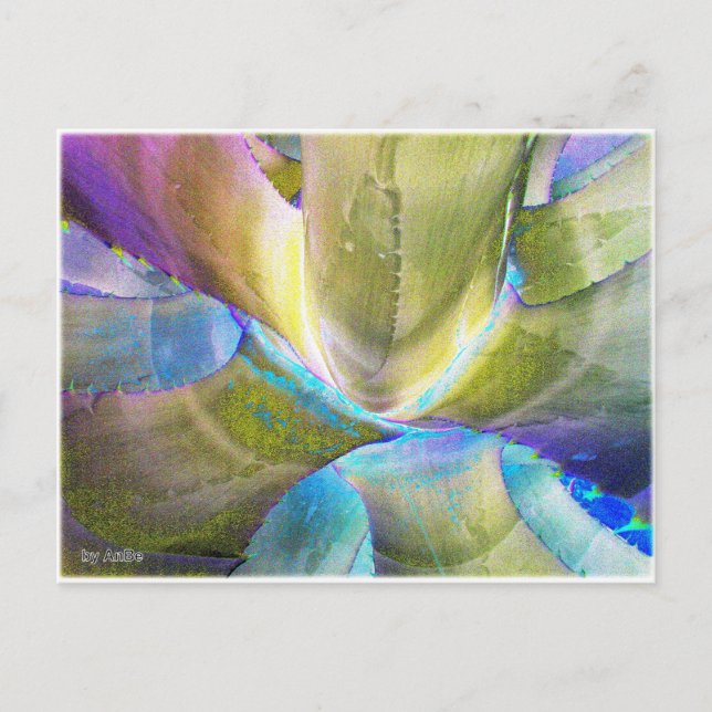 Agavemetall Postkarte (Vorderseite)