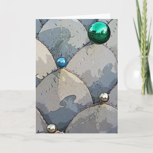 Agavenfeiertags-Grußkarte Feiertagskarte (Vorderseite)