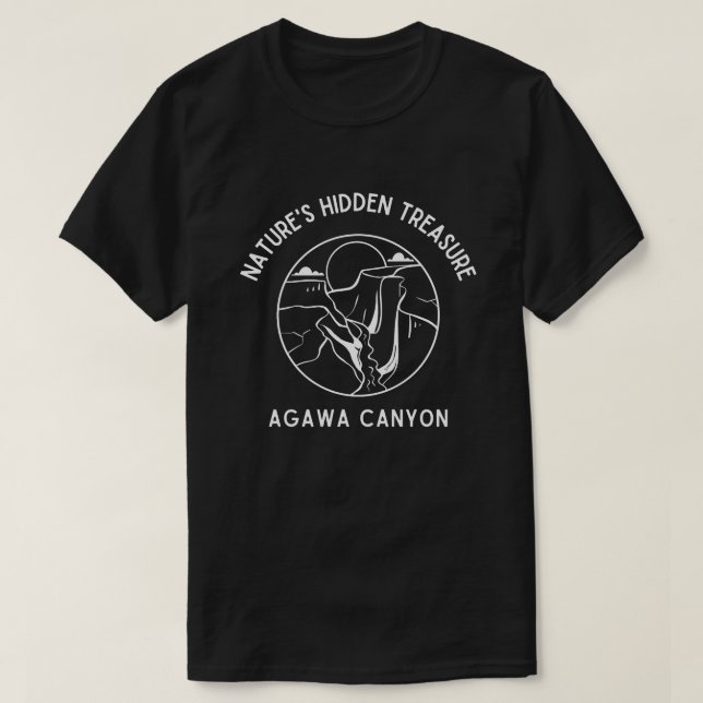 Agawa Canyon Nature's Hidden Treasure T-Shirt (Design vorne)