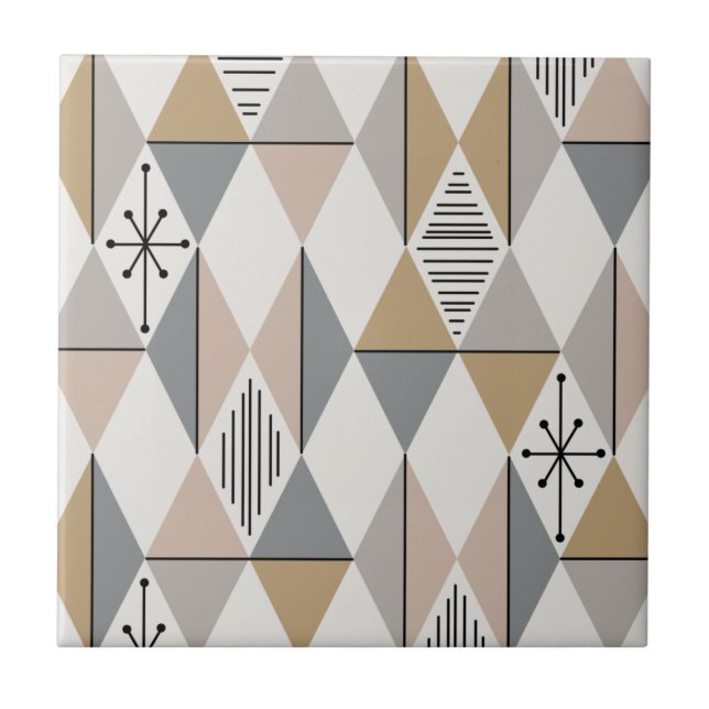 Age Art Diamonds Silver Gold Fliese (Vorderseite)