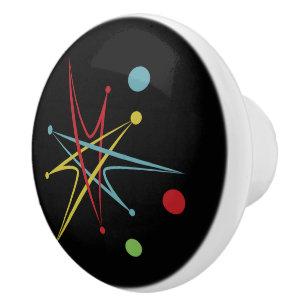 Age Atomare Retro Dot benutzerdefinierte Farben Keramikknauf