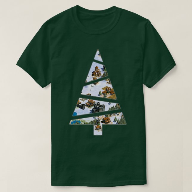 Age of Empires Weihnachtsbaum T-Shirt (Design vorne)