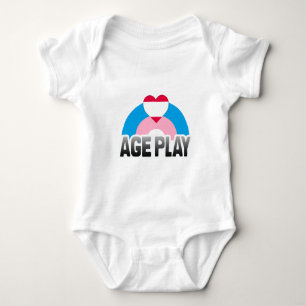 AGE PLAY RAINBOW BABY STRAMPLER
