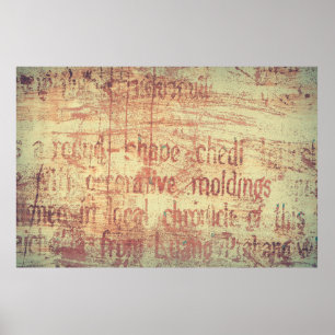 Aged aluminum background poster