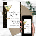 Aged to Perfection 60th Birthday Invitation Einladung<br><div class="desc">Birthday Cocktail/ martini graphic Invitations. Easy to personalize. All text is adjustable and easy to change for your own party needs. Simple Watercolor fruity drink  graphics. Invitations for him or her.  Any age,  just change the text. Aged to perfection theme</div>
