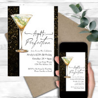 Aged to Perfection 60th Birthday Invitation
