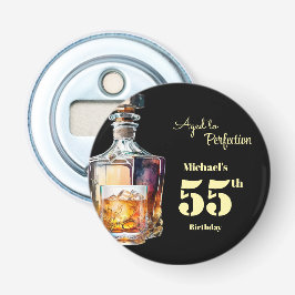 Aged to Perfection Men's 55th Whiskey Birthday Flaschenöffner