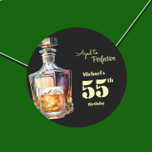 Aged to Perfection Men's 55th Whiskey Birthday 