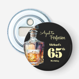 Aged to Perfection Men's 65th Whiskey Birthday  Flaschenöffner