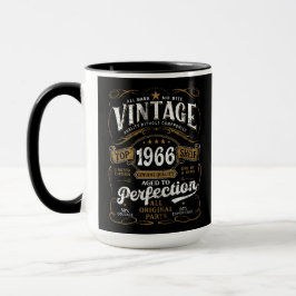 Aged To Perfection Vintage 1966 Birthday 60th  Tasse