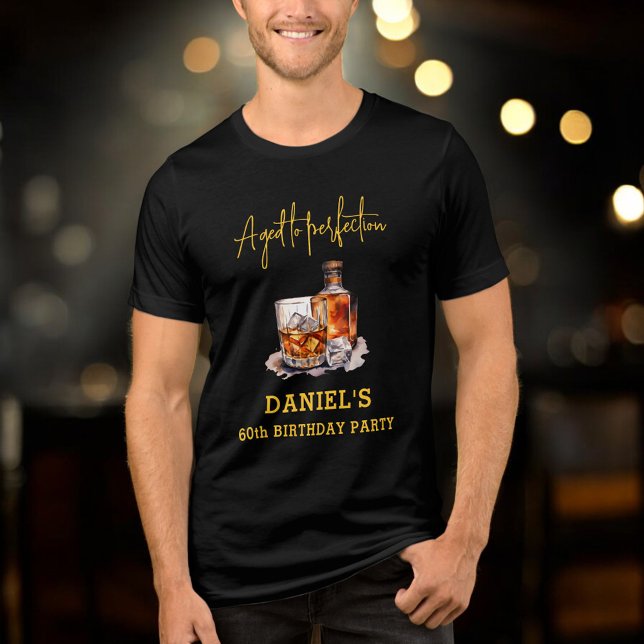 Aged to Perfection Whiskey 60th Birthday Tri-Blend Shirt (Von Creator hochgeladen)