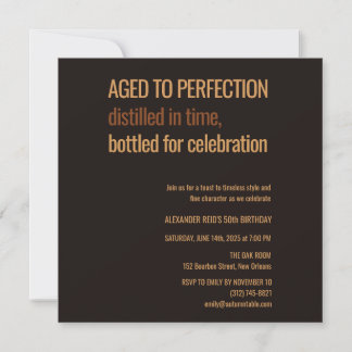 Aged to Perfection | Whisky Birthday