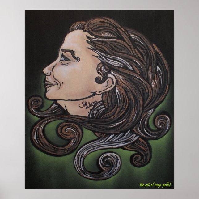 Ageless Beauty Poster von Benji Paffel (Vorne)