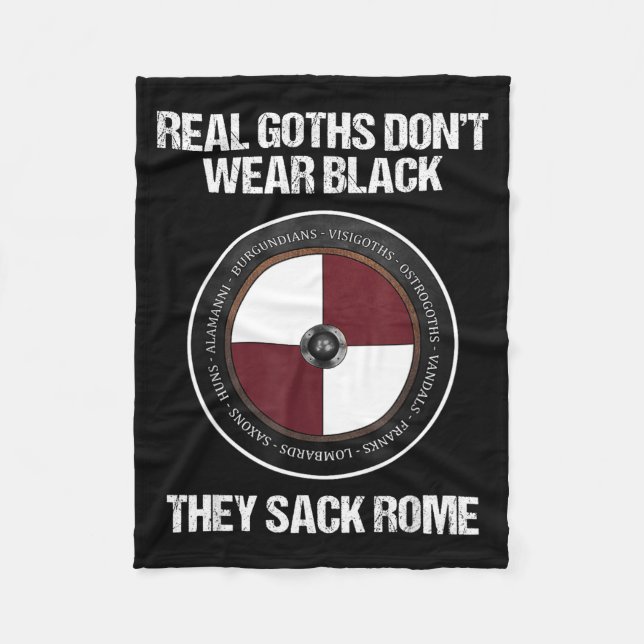 Agema Apparel Uni-adults Medieval History , Black, Fleecedecke (Vorderseite)