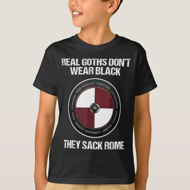 Agema Apparel Uni-adults Medieval History , Black, T-Shirt (Vorderseite)