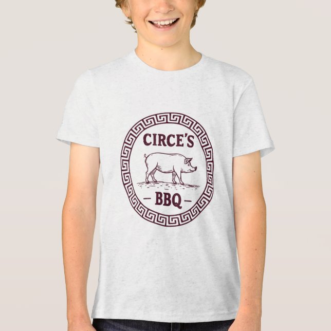 Agema Apparel Uni Erwachsene Griechische Mythologi Tri-Blend Shirt (Vorderseite)