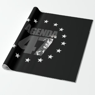 Agenda 47 Patriotic Trump: Wiederwahlkampagne Des Geschenkpapier