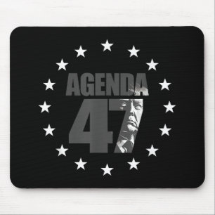Agenda 47 Patriotic Trump: Wiederwahlkampagne Des Mousepad