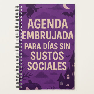 Agenda embrujada pequeña tapa blanda  planer