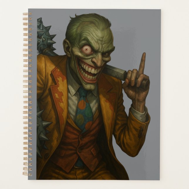 AGENDA ESPIRAL PALHAÇO PLANER (Vorderseite)