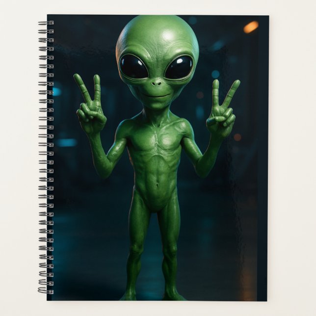 AGENDA Extraterrestre futurista Planer (Vorderseite)