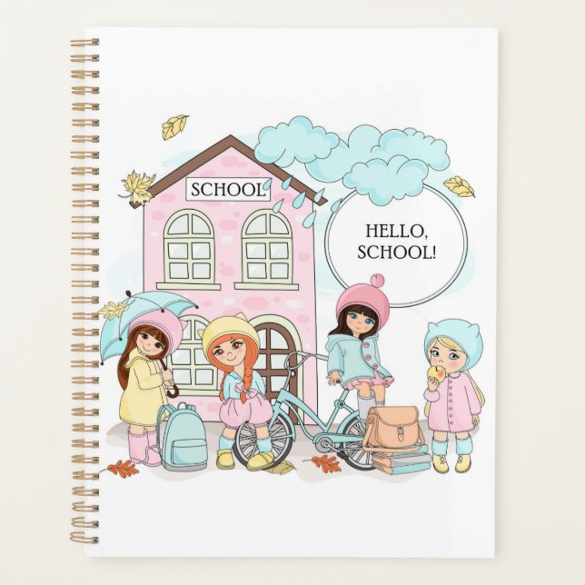 Agenda " Hello School " Planer (Vorderseite)